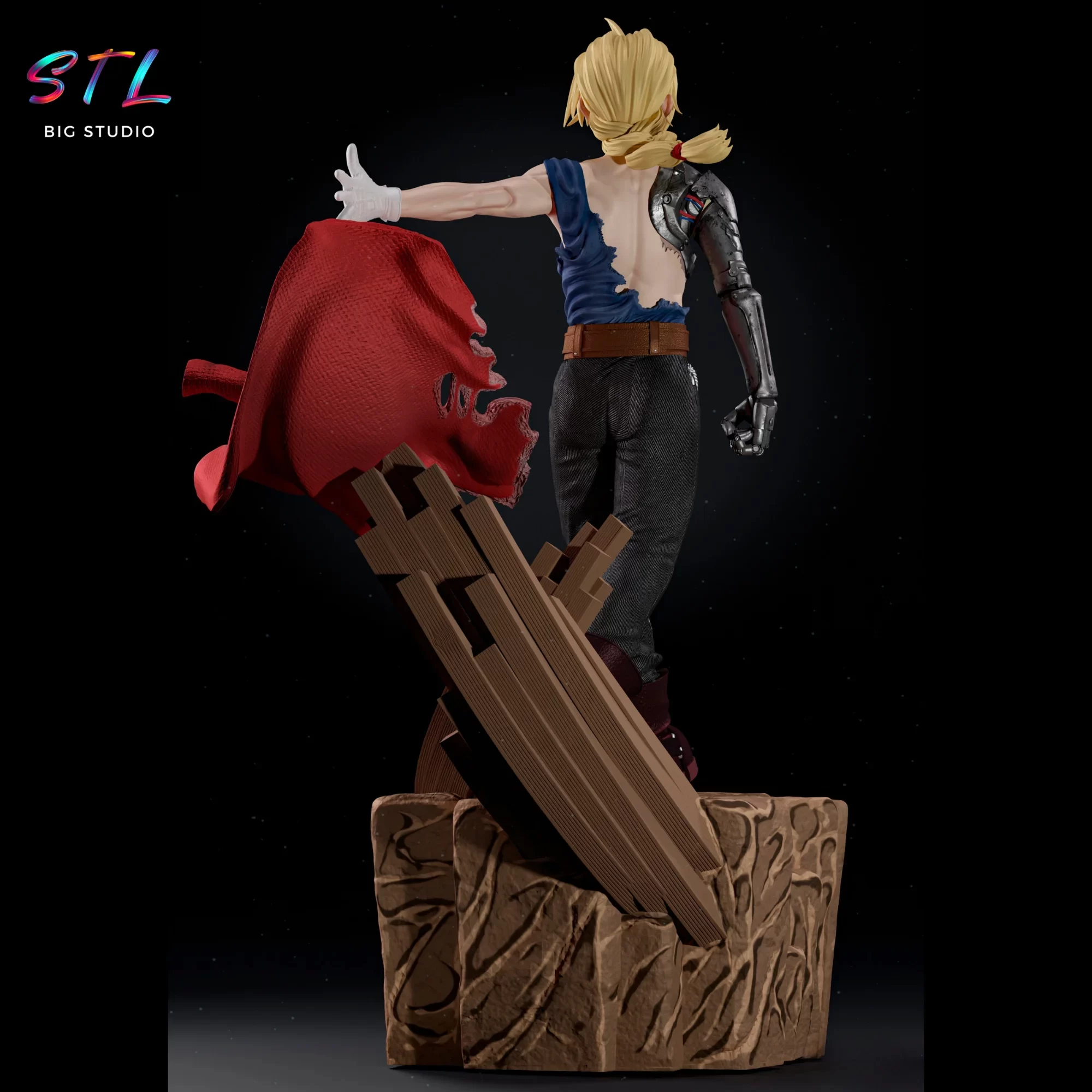 diorama edward elric stl fullmetal alchemist imprimir 3d