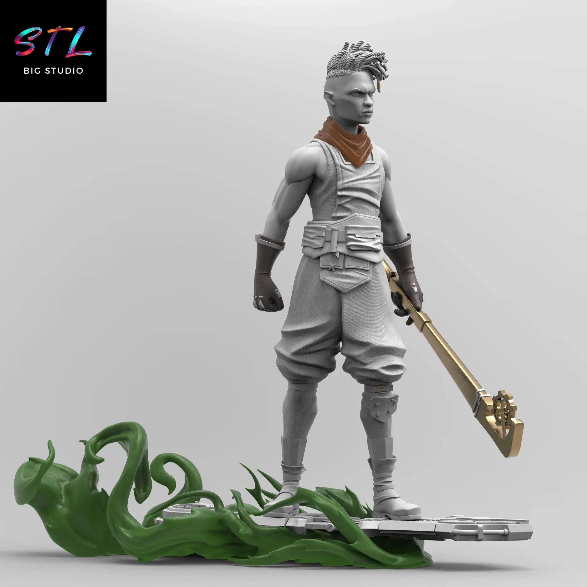 diorama ekko stl arcane lol impresion 3d diorama ekko stl arcane lol impresion 3d
