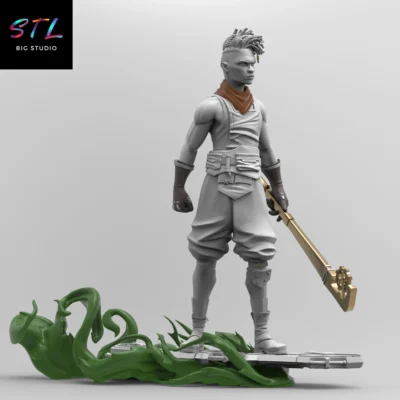 diorama ekko stl arcane lol impresion 3d
