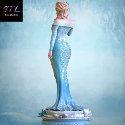 diorama elsa frozen stl impresion 3d