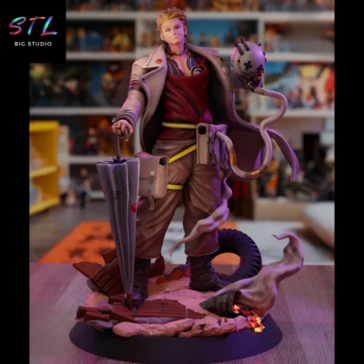 diorama enjin stl impresion 3d figura gachiakuta
