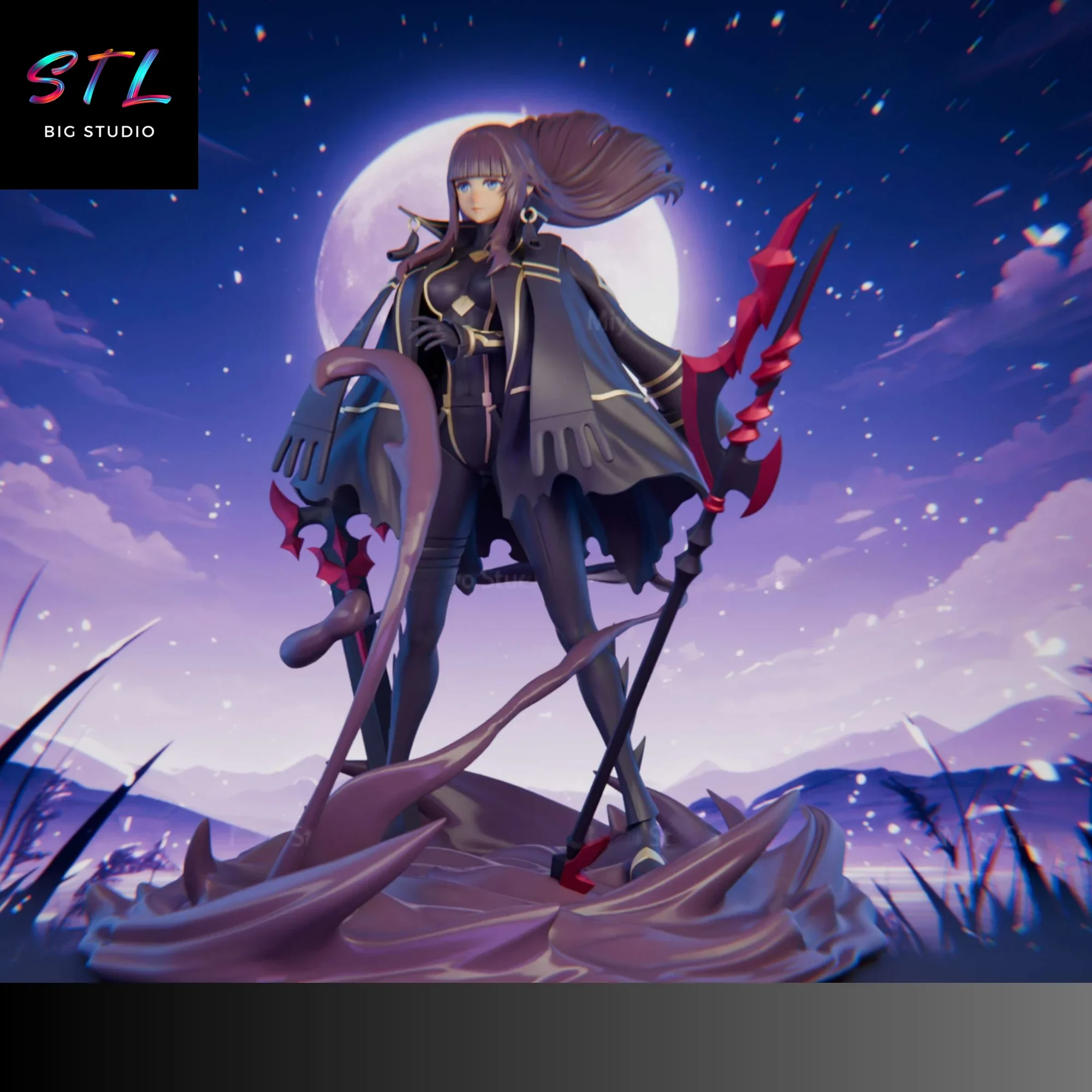 diorama eta stl figura the eminence in shadow impresion 3d diorama eta stl figura the eminence in shadow impresion 3d