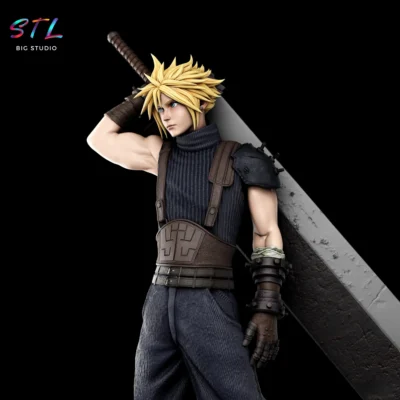 diorama final fantasy stl clod strife para impresion 3d