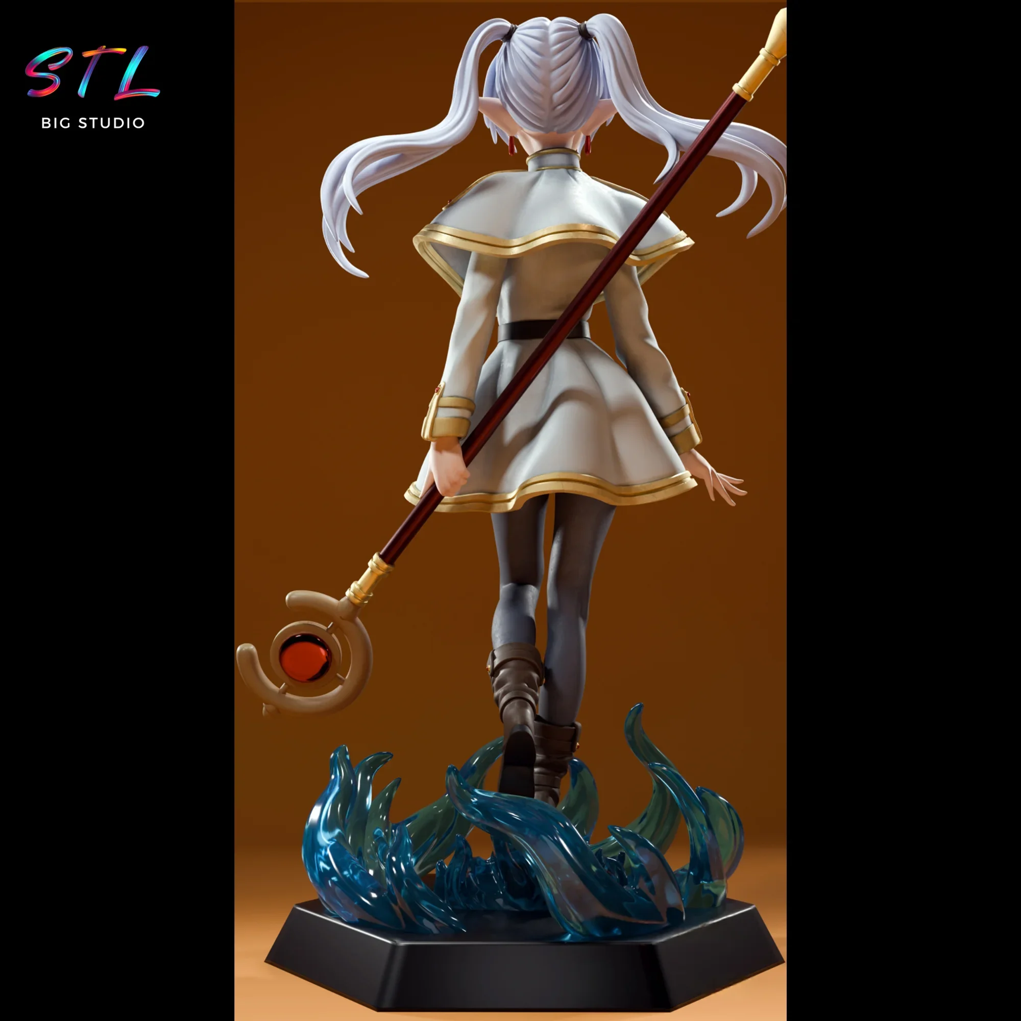 diorama frieren stl figura para impresion 3d diorama frieren stl figura para impresion 3d