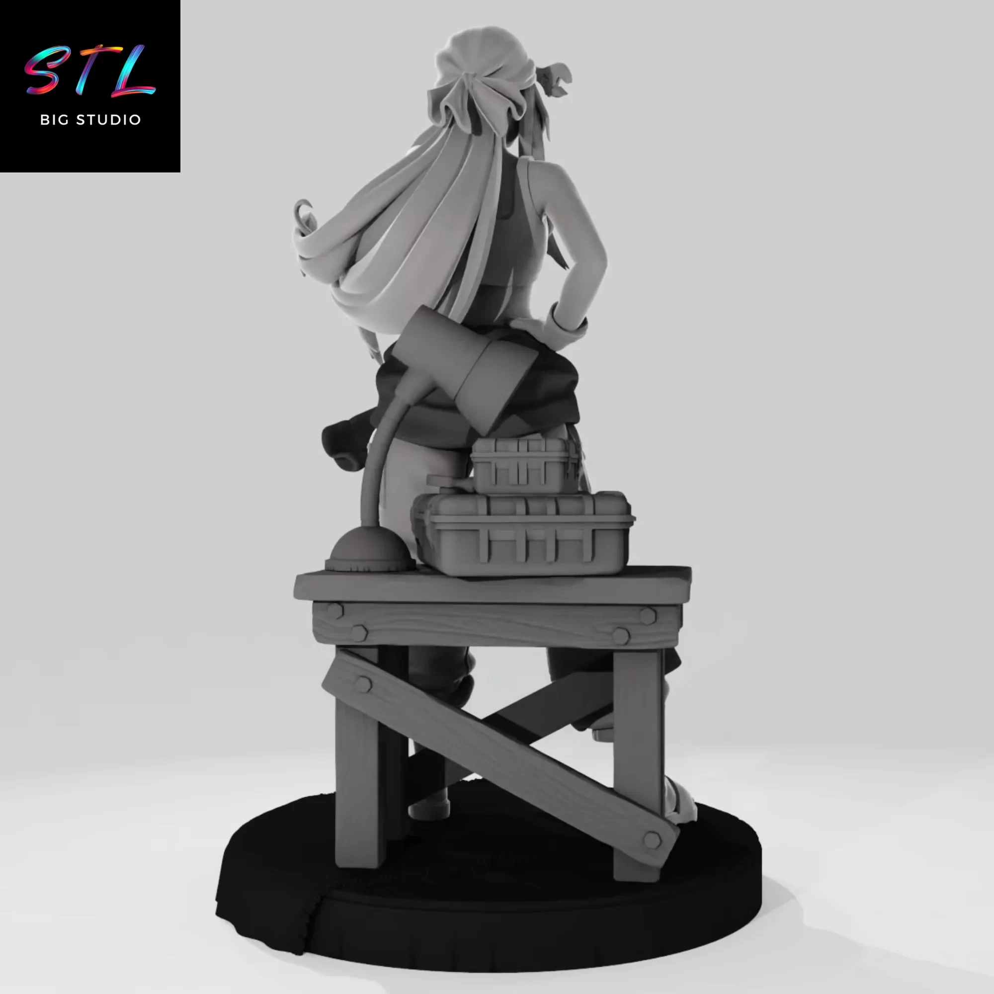 diorama fullmetal alchemist stl winry rockbell imprimir 3d figura diorama fullmetal alchemist stl winry rockbell imprimir 3d figura