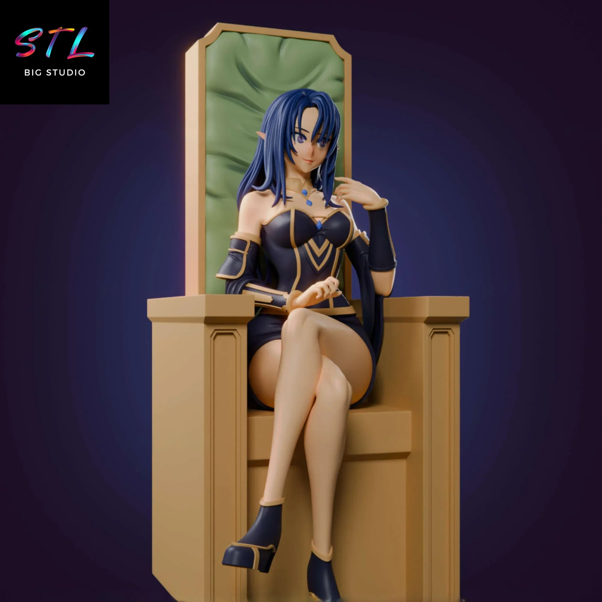 diorama gamma stl impresion 3d figura the eminence in shadow diorama gamma stl impresion 3d figura the eminence in shadow