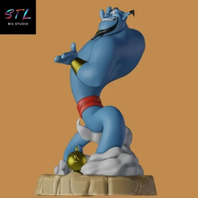 diorama genio aladdin stl impresion 3d figura disney