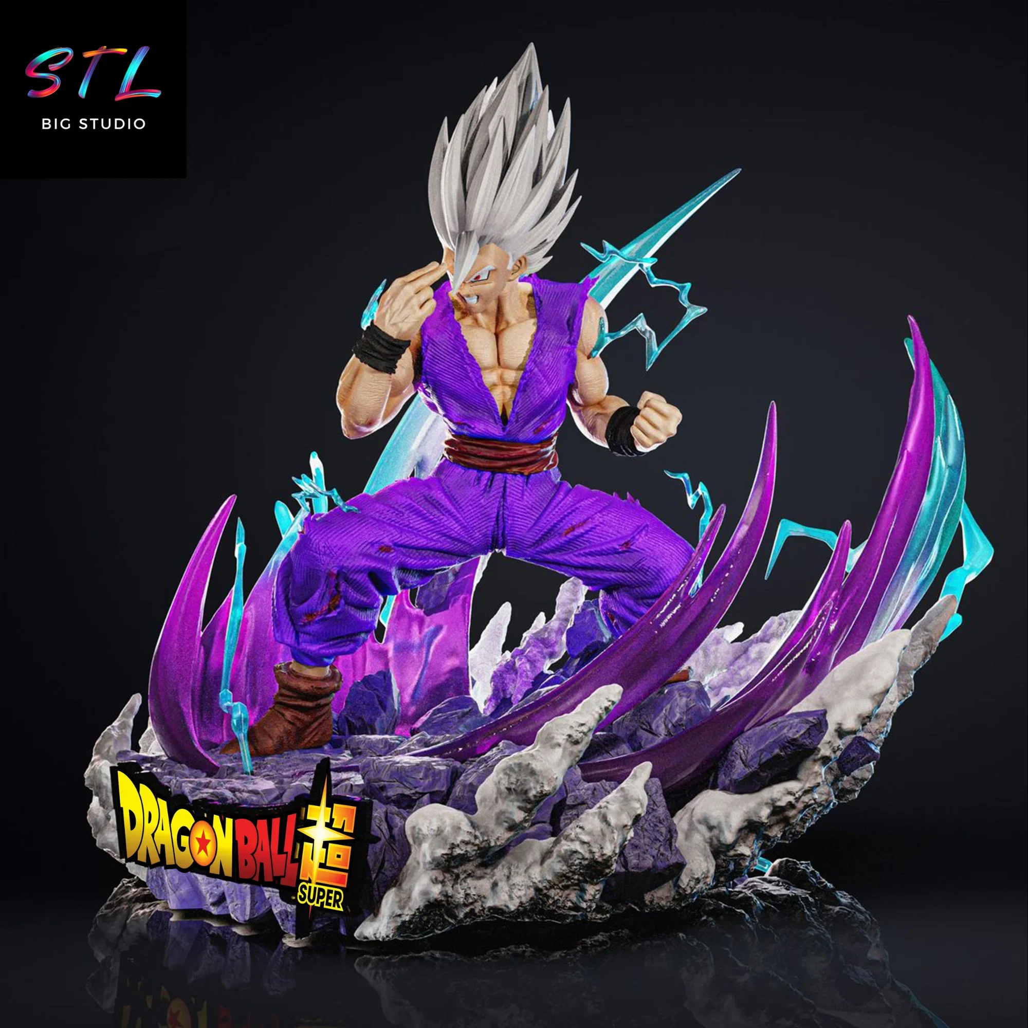 diorama gohan bestia stl bola de dragon impresion 3d diorama gohan bestia stl bola de dragon impresion 3d