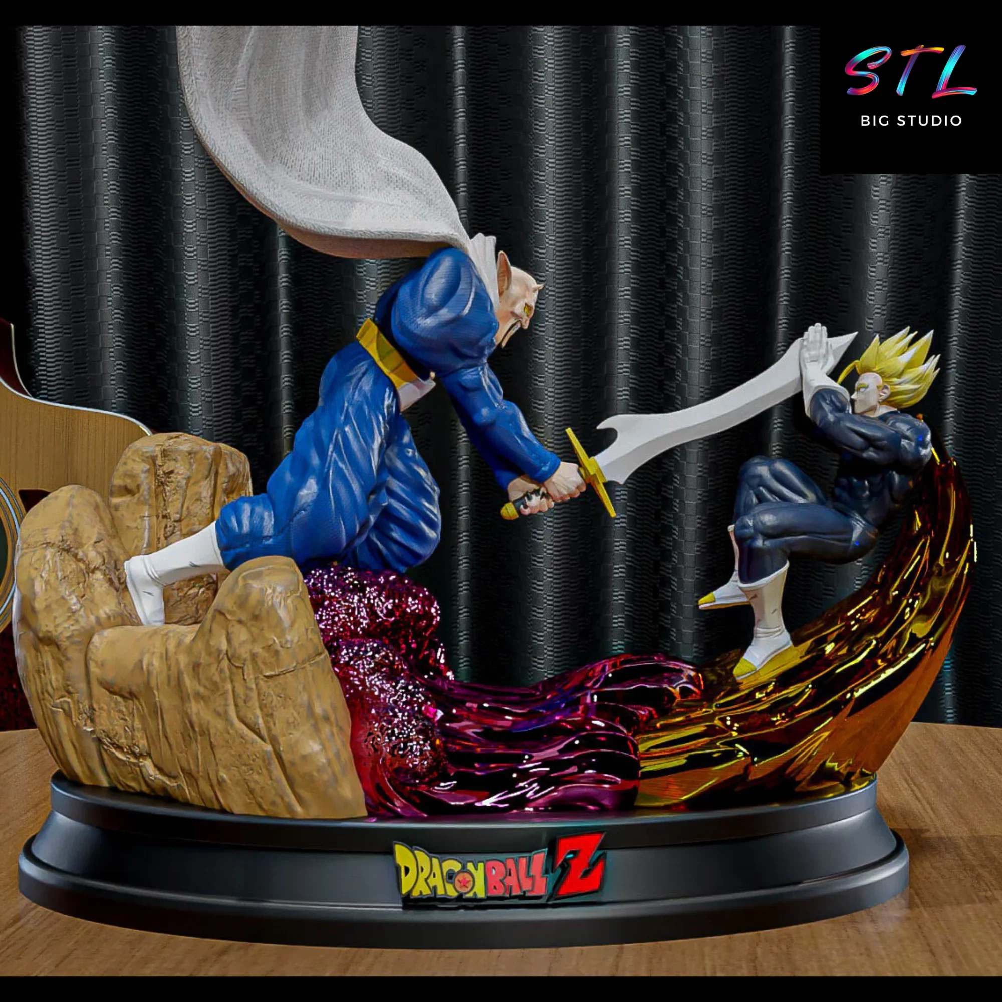 diorama gohan vs dabra stl imprimir 3d dragon ball diorama gohan vs dabra stl imprimir 3d dragon ball