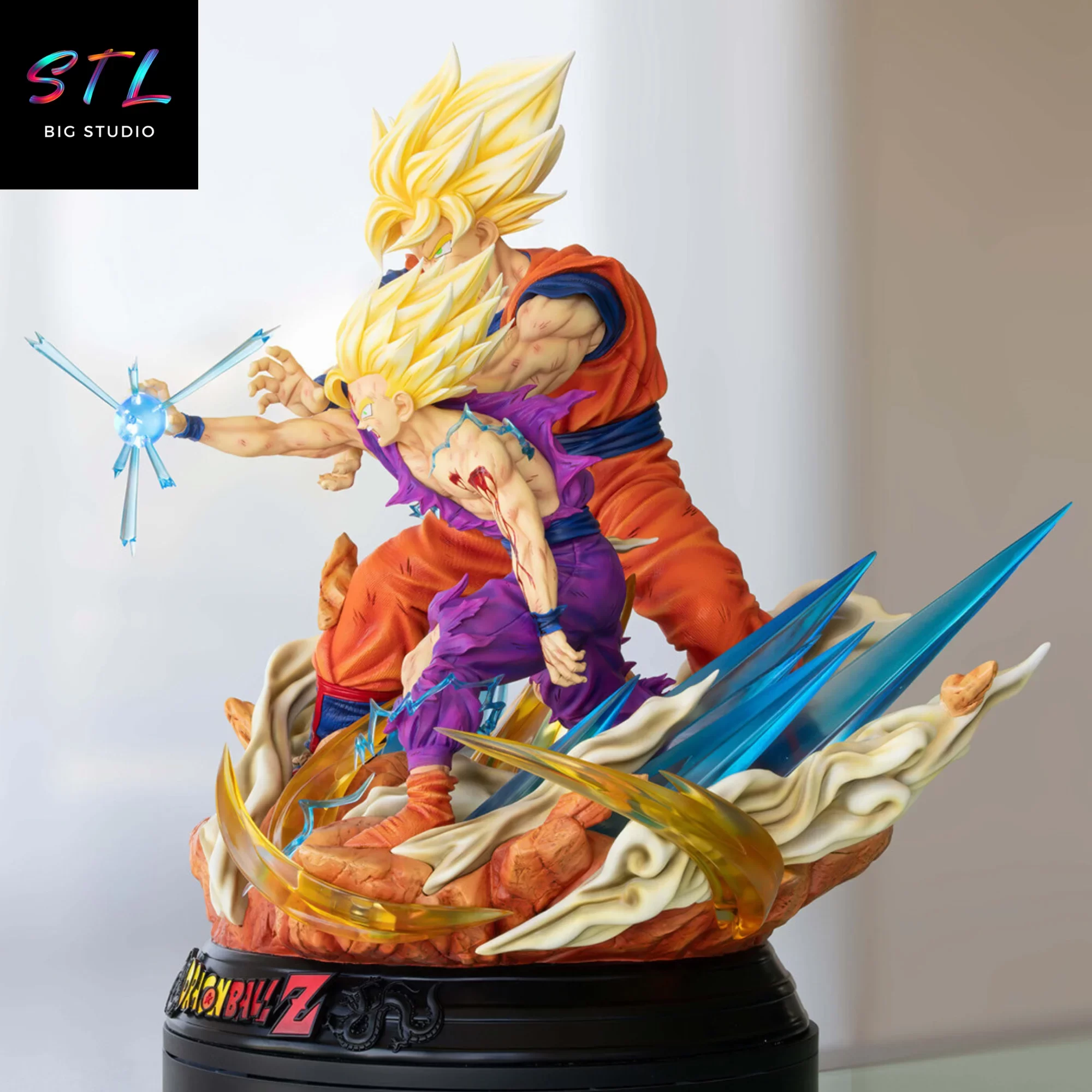 diorama goku y gohan stl bola de dragon z impresion 3d diorama goku y gohan stl bola de dragon z impresion 3d