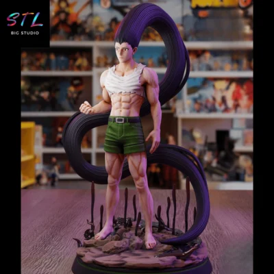 diorama gon freecss stl hunter x hunter impresion 3d