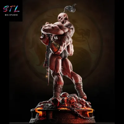 diorama goro stl impresion 3d mortal kombat