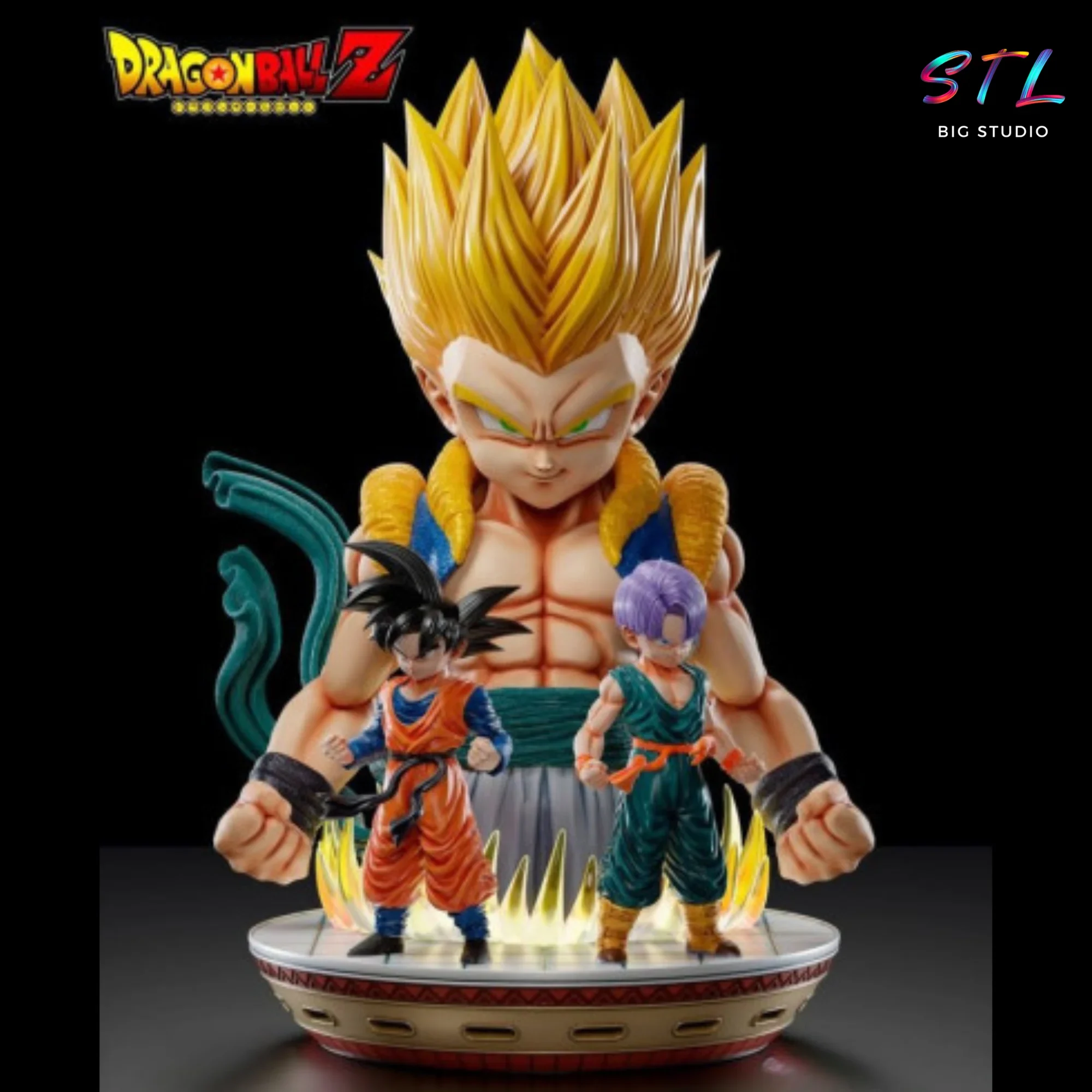 diorama gotenks super saiyan stl dragon ball impresion 3d diorama gotenks super saiyan stl dragon ball impresion 3d