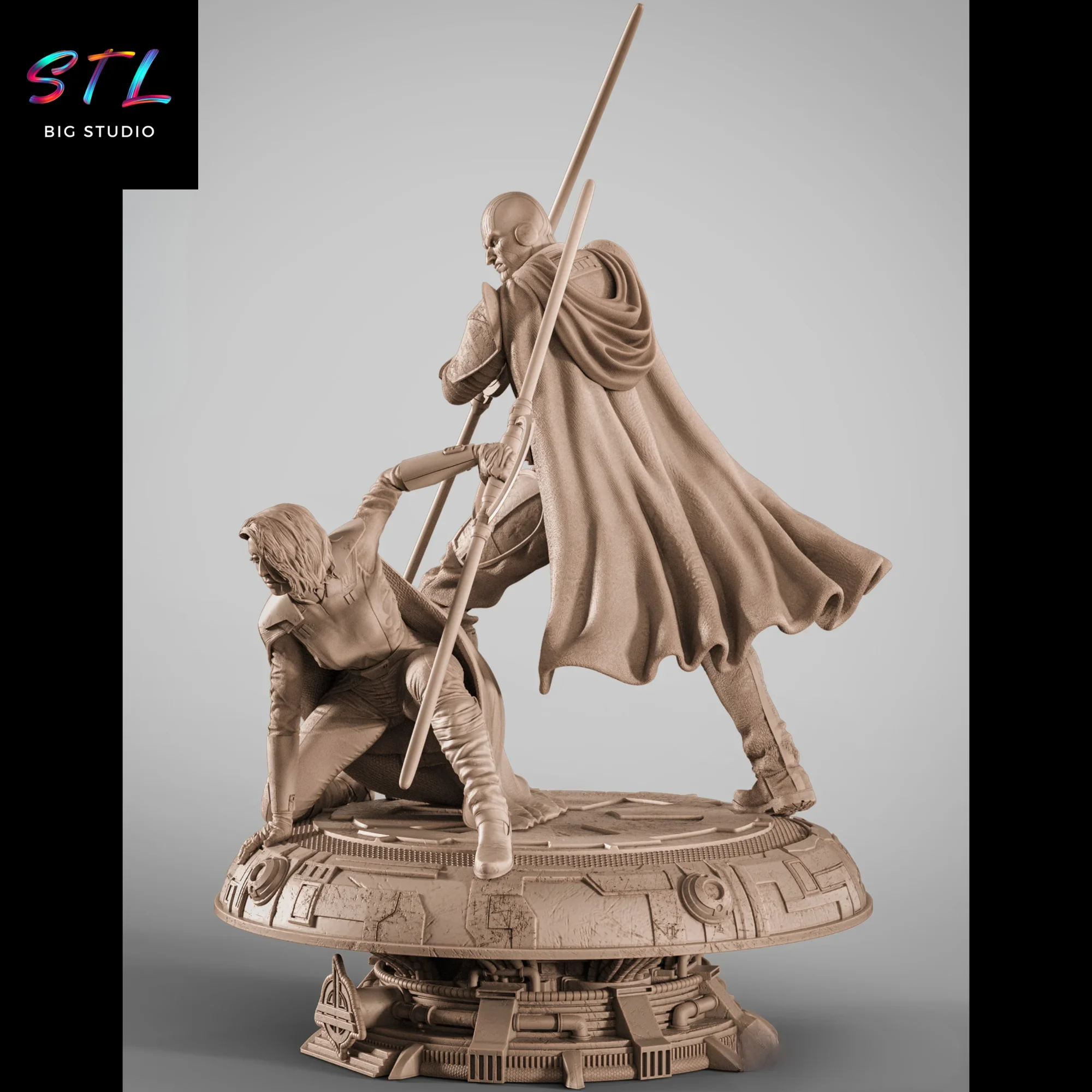diorama gran inquisitor y second sister stl impresion 3d figura star wars diorama gran inquisitor y second sister stl impresion 3d figura star wars