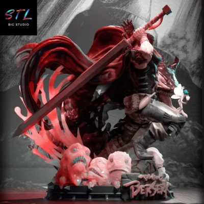 diorama guts stl berserk impresion 3d