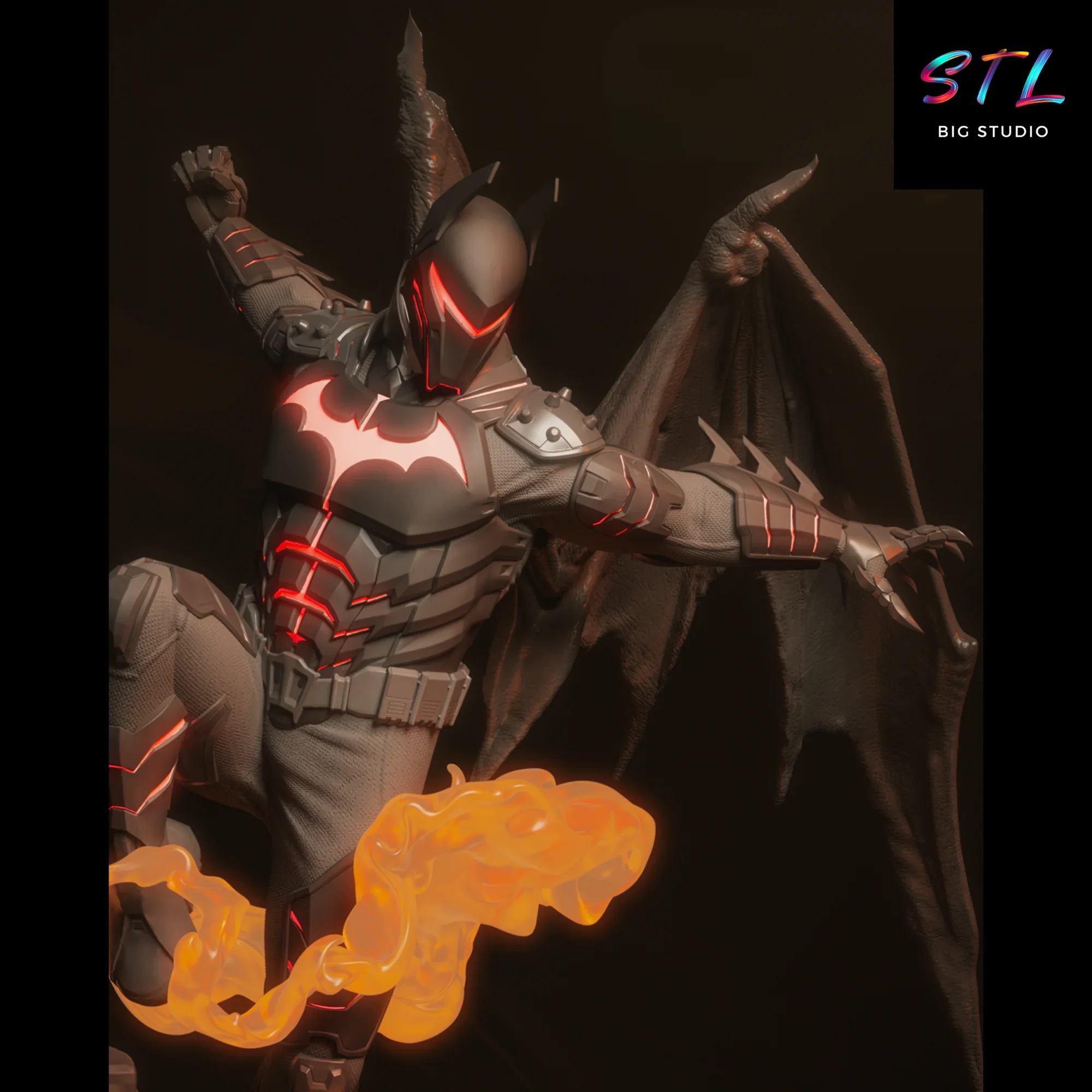 diorama hellbat stl impresion 3d batman diorama hellbat stl impresion 3d batman
