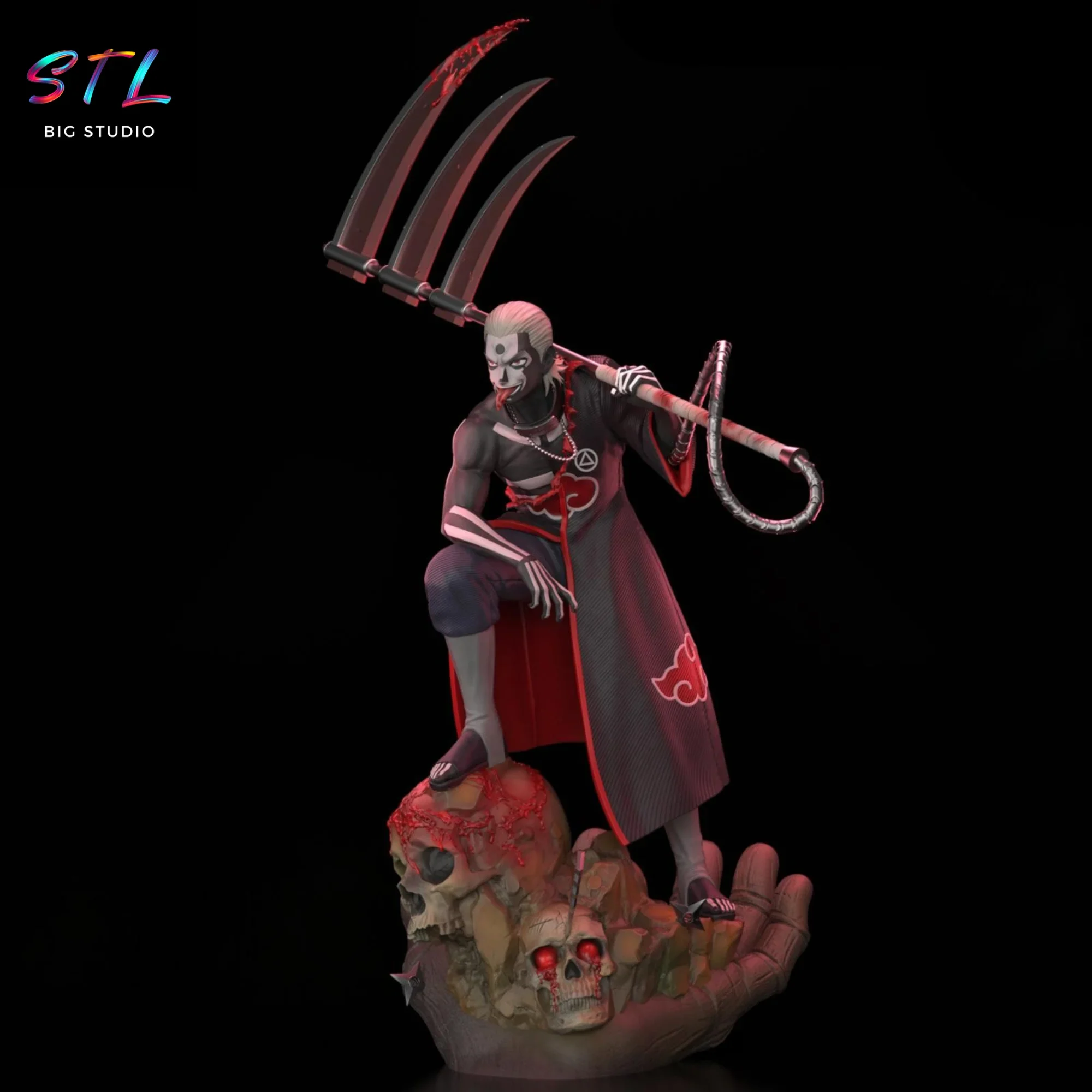 diorama hidan stl impresion 3d figura naruto shippuden diorama hidan stl impresion 3d figura naruto shippuden