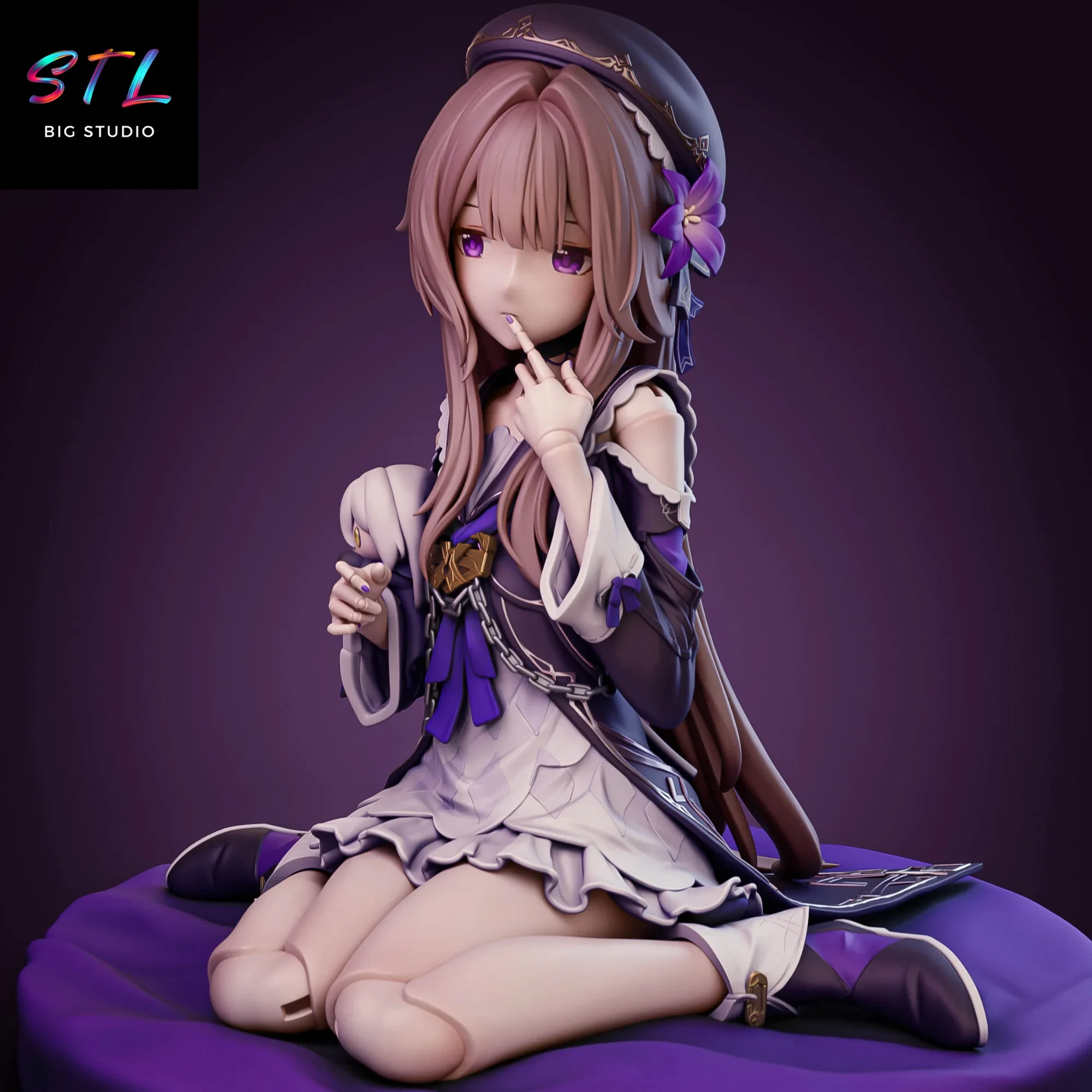 diorama honkai star rail stl herta figura para impresion 3d diorama honkai star rail stl herta figura para impresion 3d