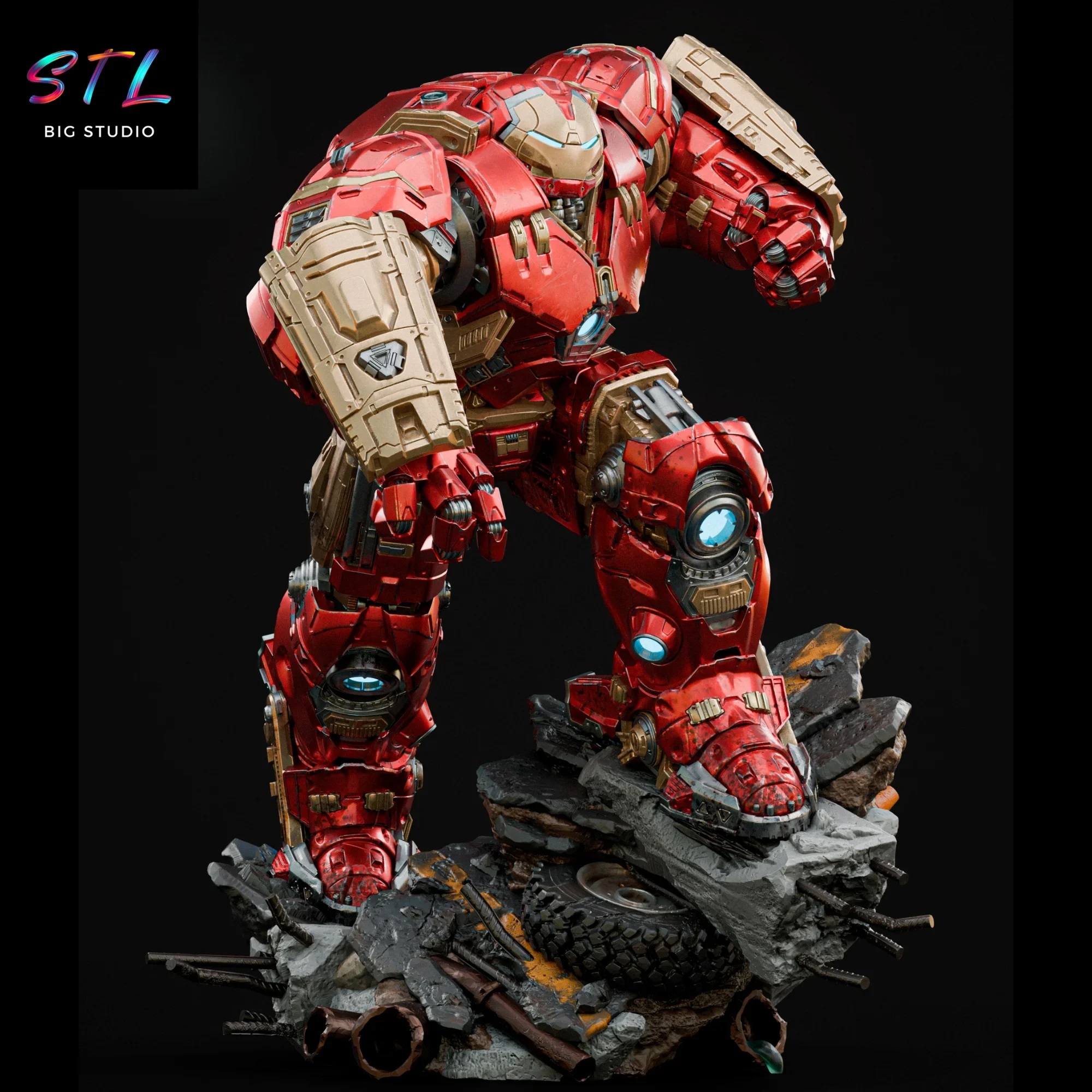 diorama hulkbuster stl iron man armadura para impresion 3d diorama hulkbuster stl iron man armadura para impresion 3d