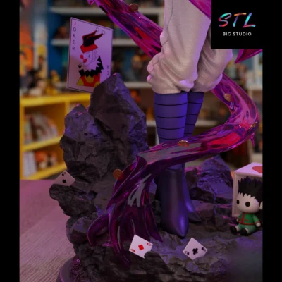 diorama hunter x hunter stl hisoka morow impresion 3d