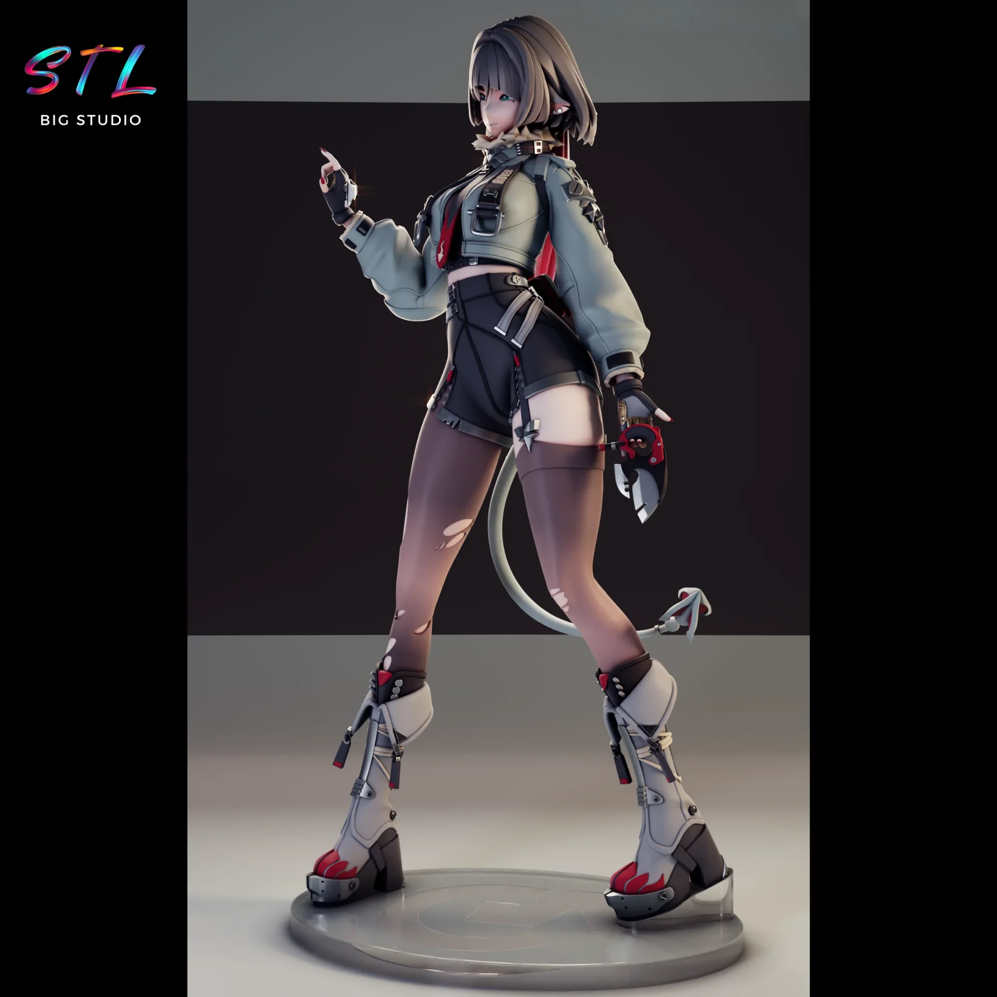 diorama jane doe stl zenless zone zero figura impresion 3d diorama jane doe stl zenless zone zero figura impresion 3d
