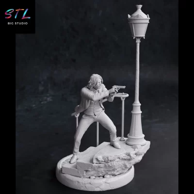 diorama john wick stl peliculas