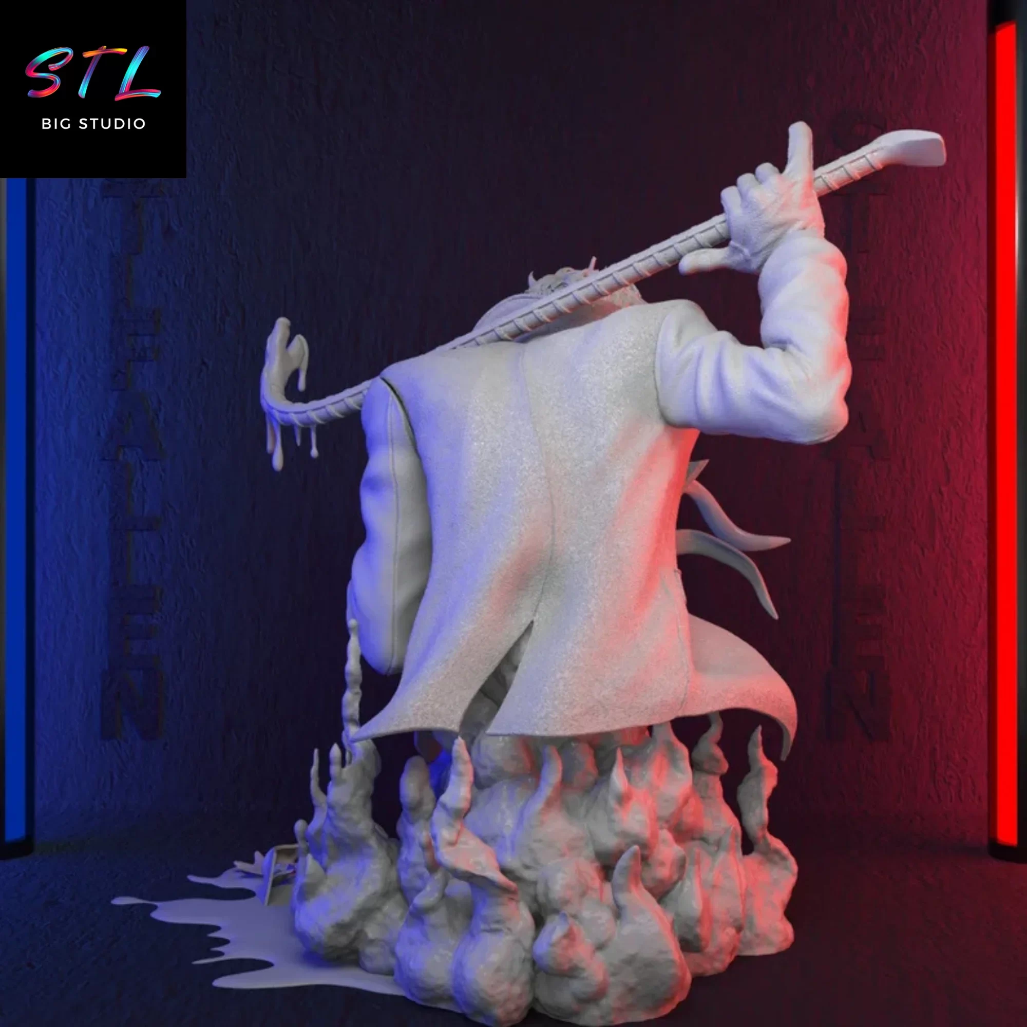 diorama joker stl batman figura 3d diorama joker stl batman figura 3d