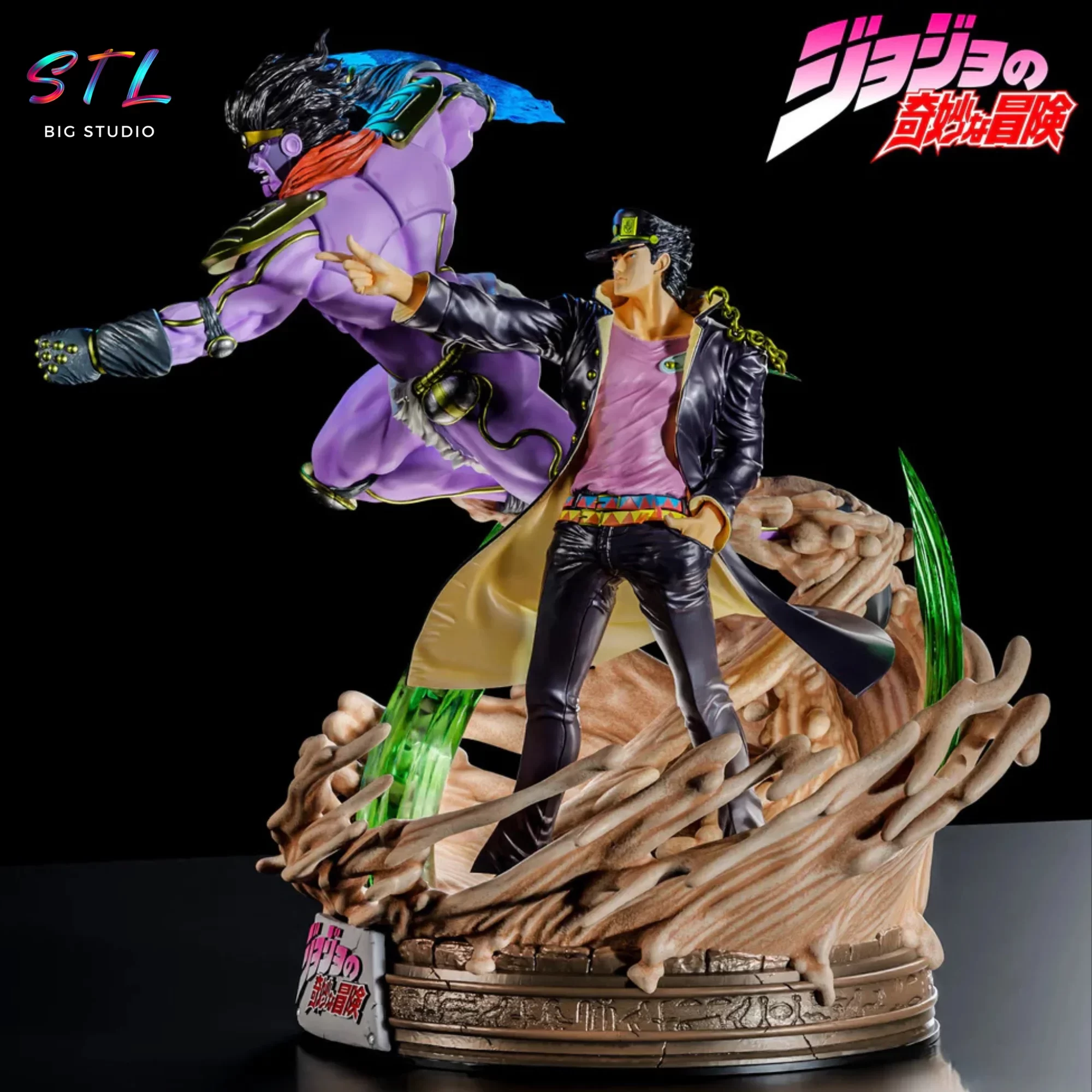 diorama jotaro kujo stl jojos bizarre adventure impresion 3d diorama jotaro kujo stl jojos bizarre adventure impresion 3d
