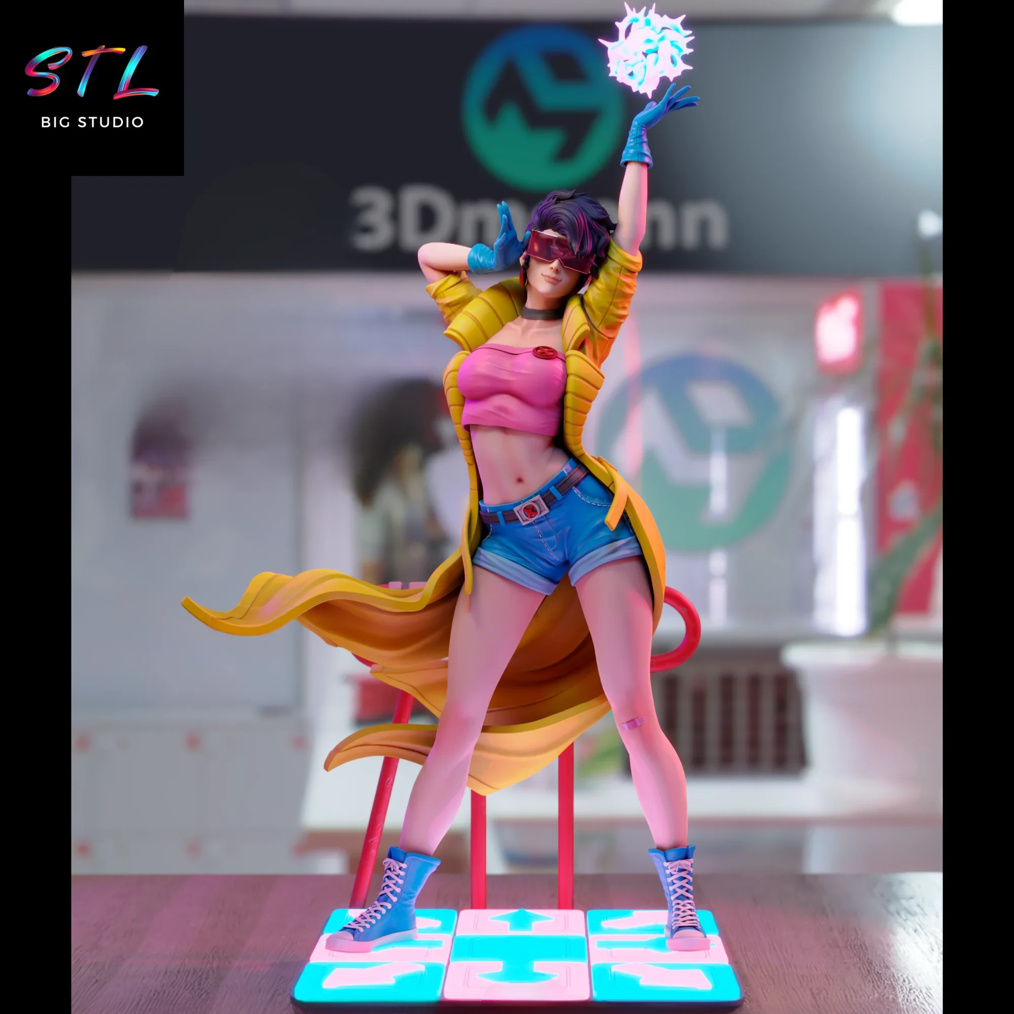 diorama jubilee stl xmen marvel impresion 3d diorama jubilee stl xmen marvel impresion 3d
