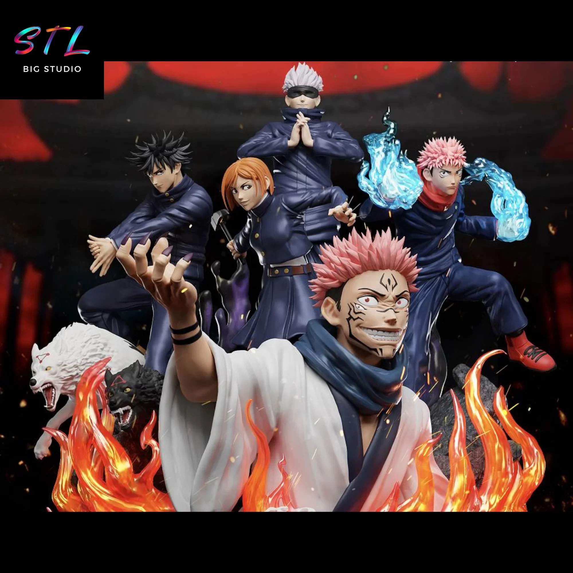 diorama jujutsu kaisen stl impresion 3d diorama jujutsu kaisen stl impresion 3d