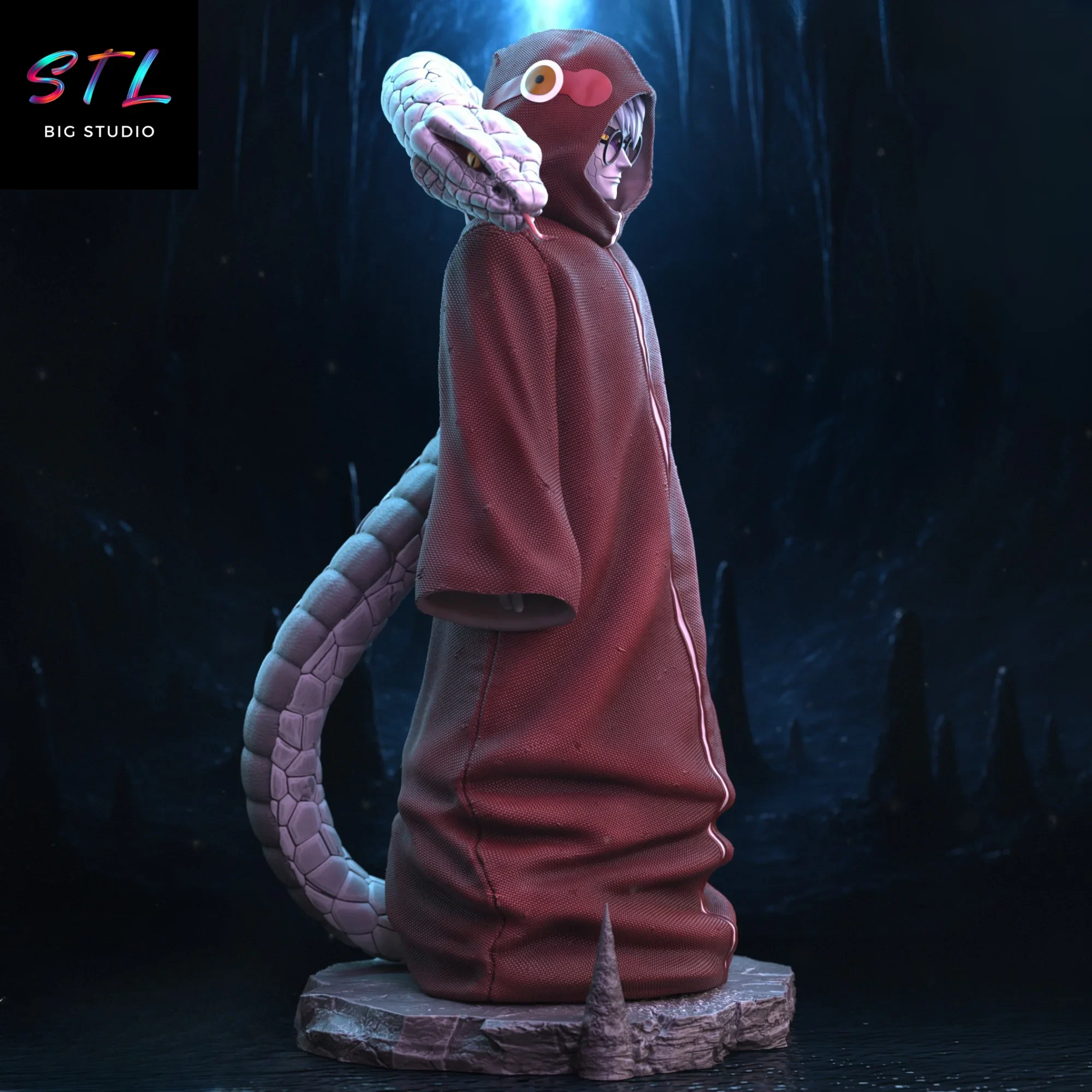 diorama kabuto stl naruto figura para impresion 3d diorama kabuto stl naruto figura para impresion 3d