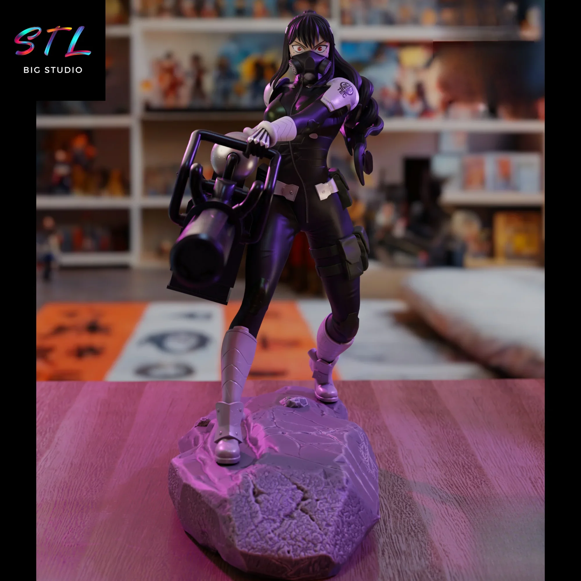 diorama kaiju no 8 stl mina ashiro para impresion 3d diorama kaiju no 8 stl mina ashiro para impresion 3d