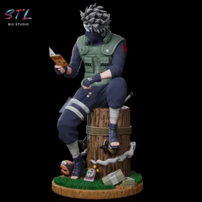 diorama kakashi hatake stl naruto shippuden impresion 3d