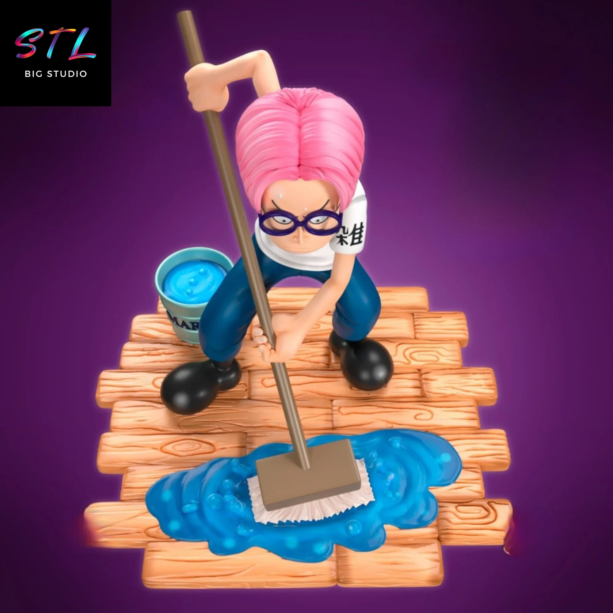 diorama koby stl impresion 3d figura one piece diorama koby stl impresion 3d figura one piece