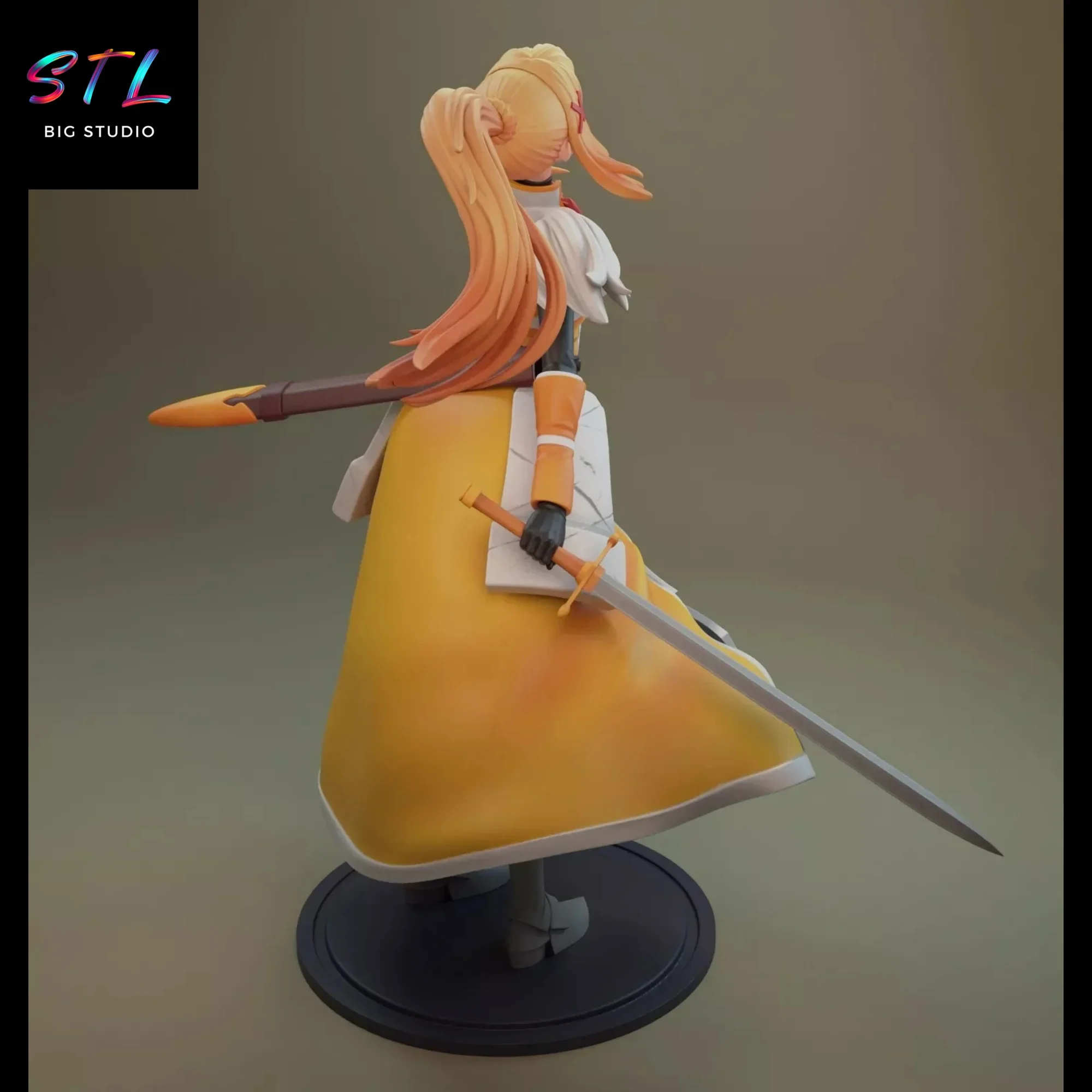 diorama konosuba stl darkness figura impresion 3d diorama konosuba stl darkness figura impresion 3d