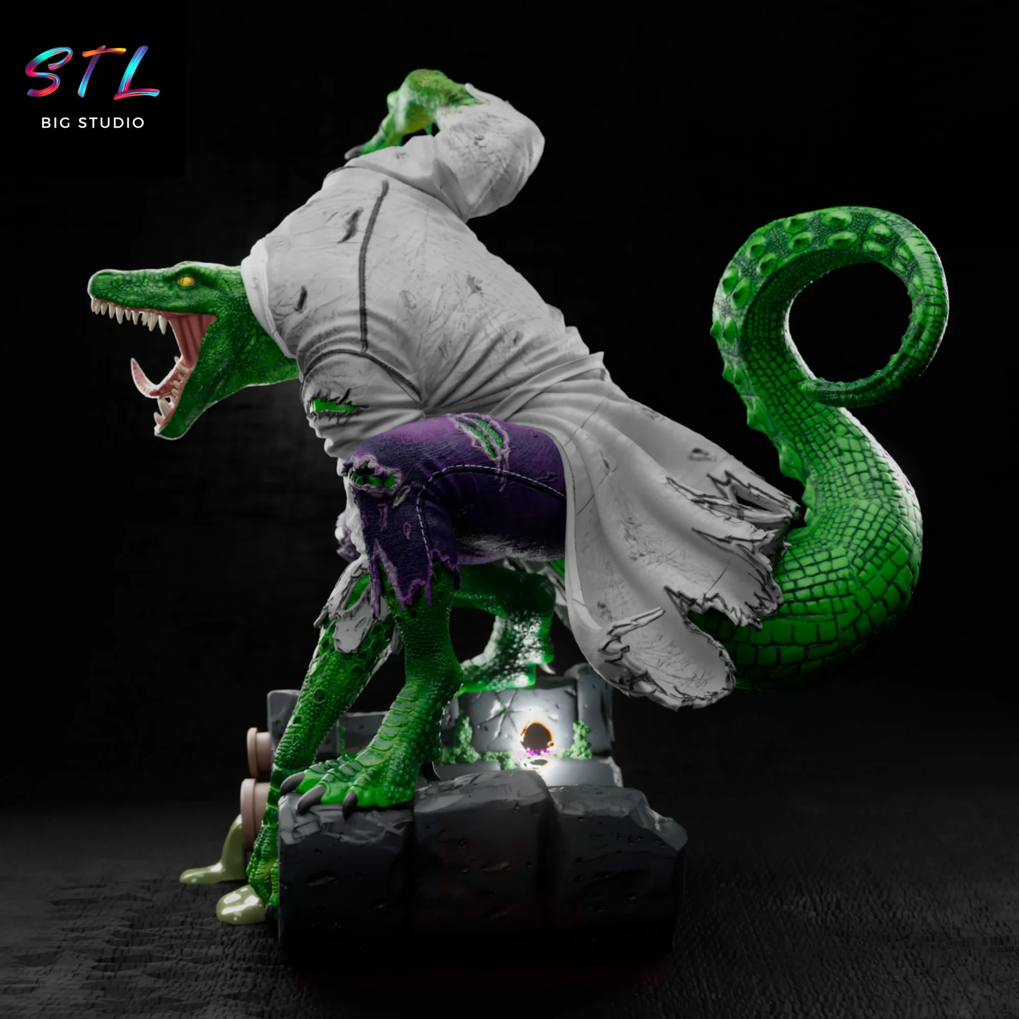 diorama lagarto stl lizard figura spiderman para impresion 3d diorama lagarto stl lizard figura spiderman para impresion 3d