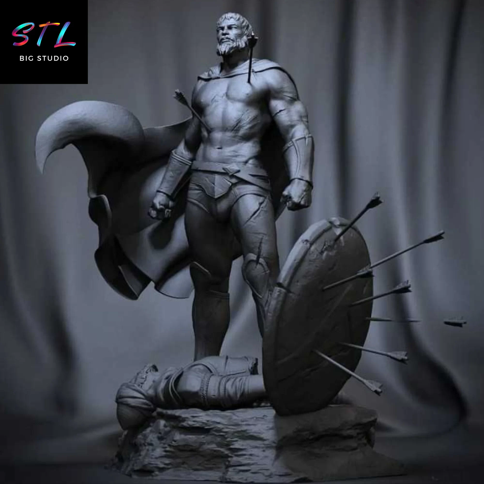 diorama leonidas stl 300 impresion 3d diorama leonidas stl 300 impresion 3d