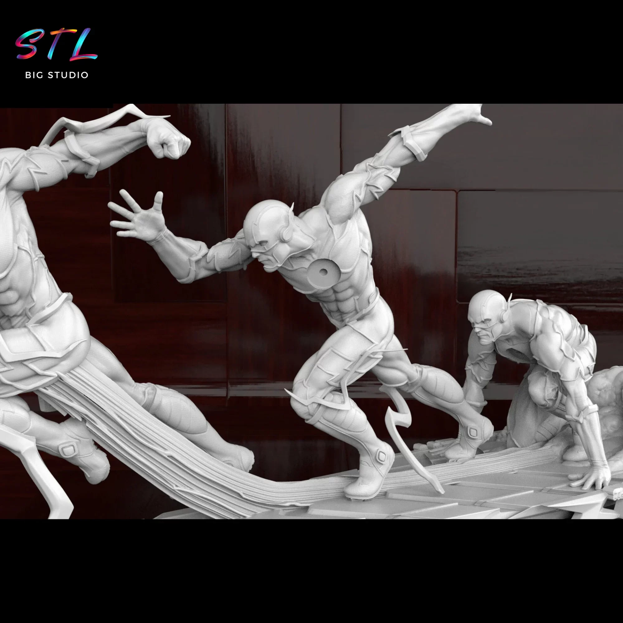 diorama liga de la justicia flash diorama liga de la justicia flash