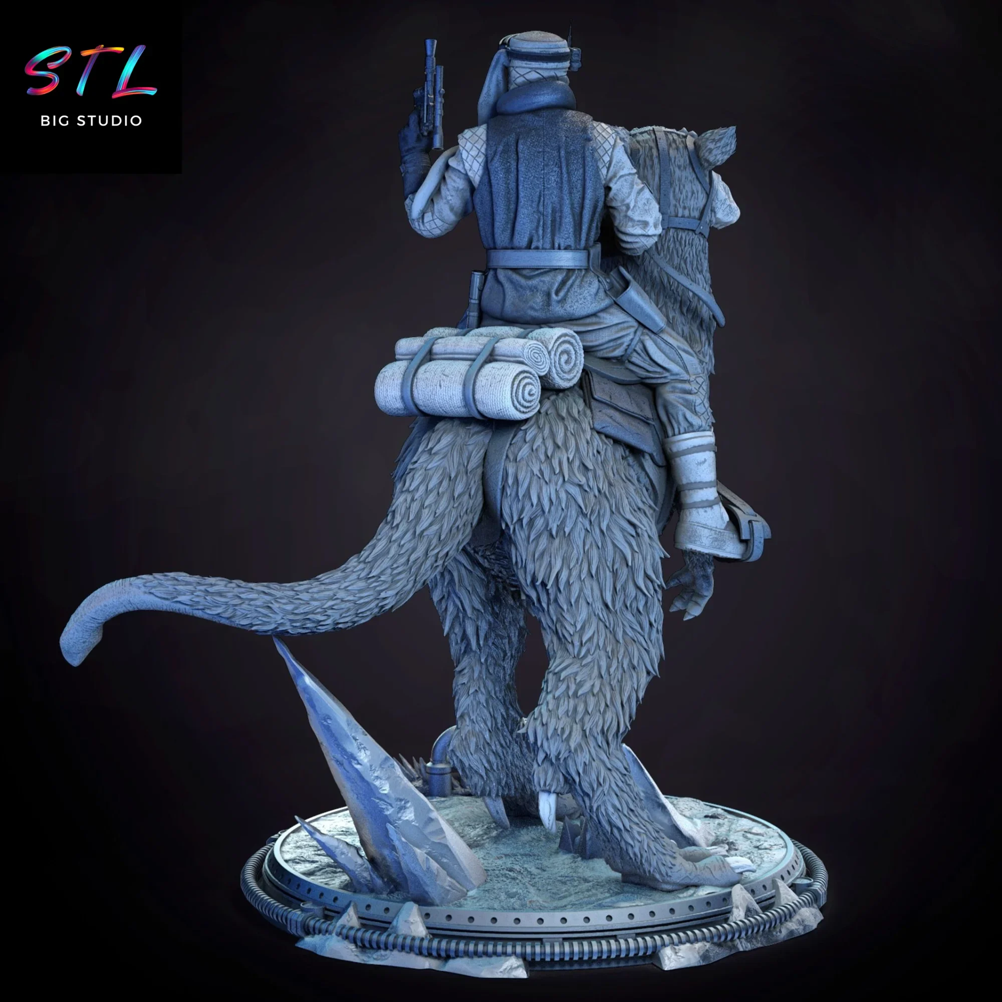 diorama luke skywalker stl star wars figura impresion 3d diorama luke skywalker stl star wars figura impresion 3d