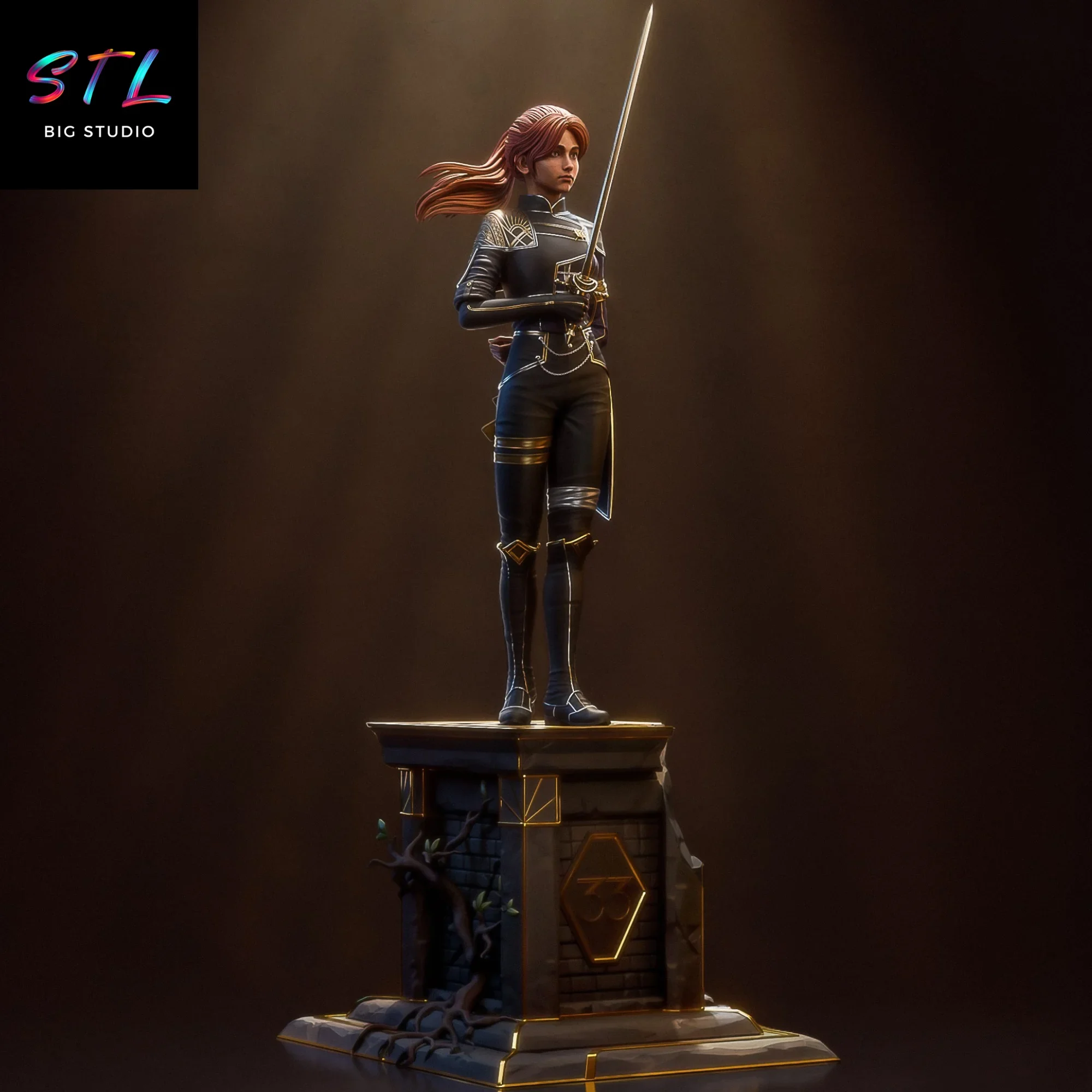 diorama maelle stl impresion 3d figura clair obscur expedition 33 diorama maelle stl impresion 3d figura clair obscur expedition 33