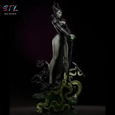 diorama malefica stl impresion 3d angelina jolie