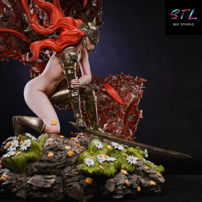 diorama malenia stl espada de miquella impresion 3d elden ring