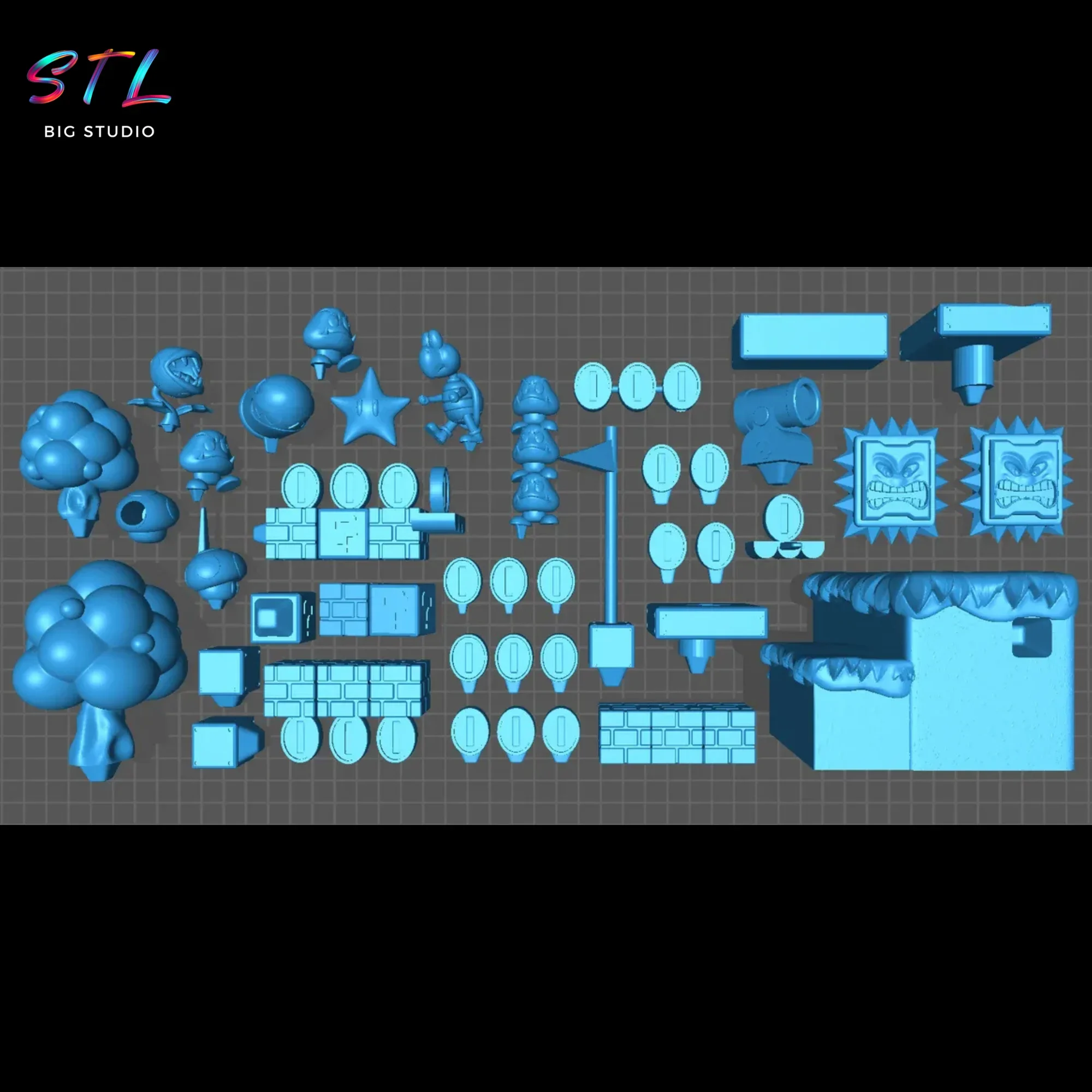 diorama mario bros stl pocket world para impresion 3d diorama mario bros stl pocket world para impresion 3d