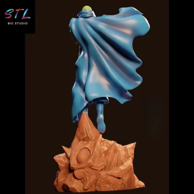 diorama martian manhunter stl para impresion 3d