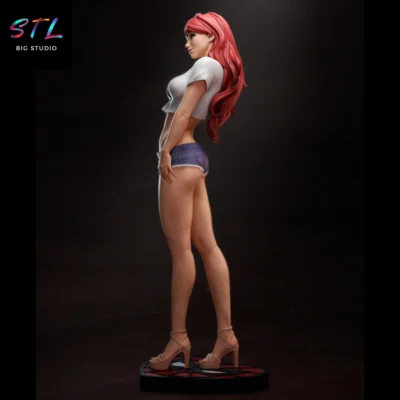 diorama mary jane watson stl mj spiderman para impresion 3d