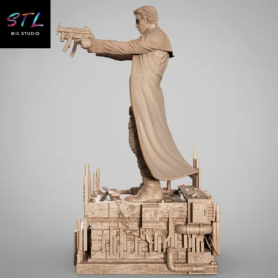 diorama matrix stl neo el elegido impresion 3d