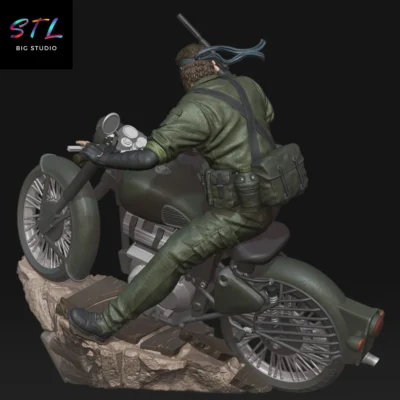 diorama metal gear solid stl naked snake impresion 3d