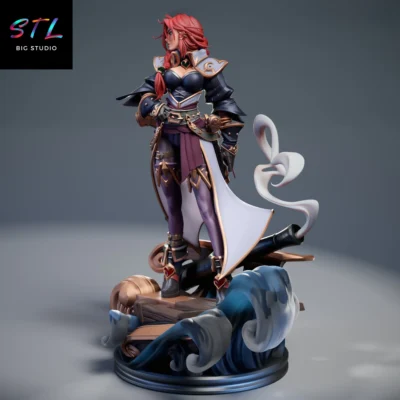 diorama miss fortune stl impresion 3d league of legends