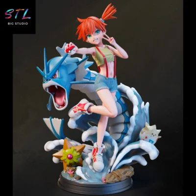 diorama misty stl pokemon impresion 3d