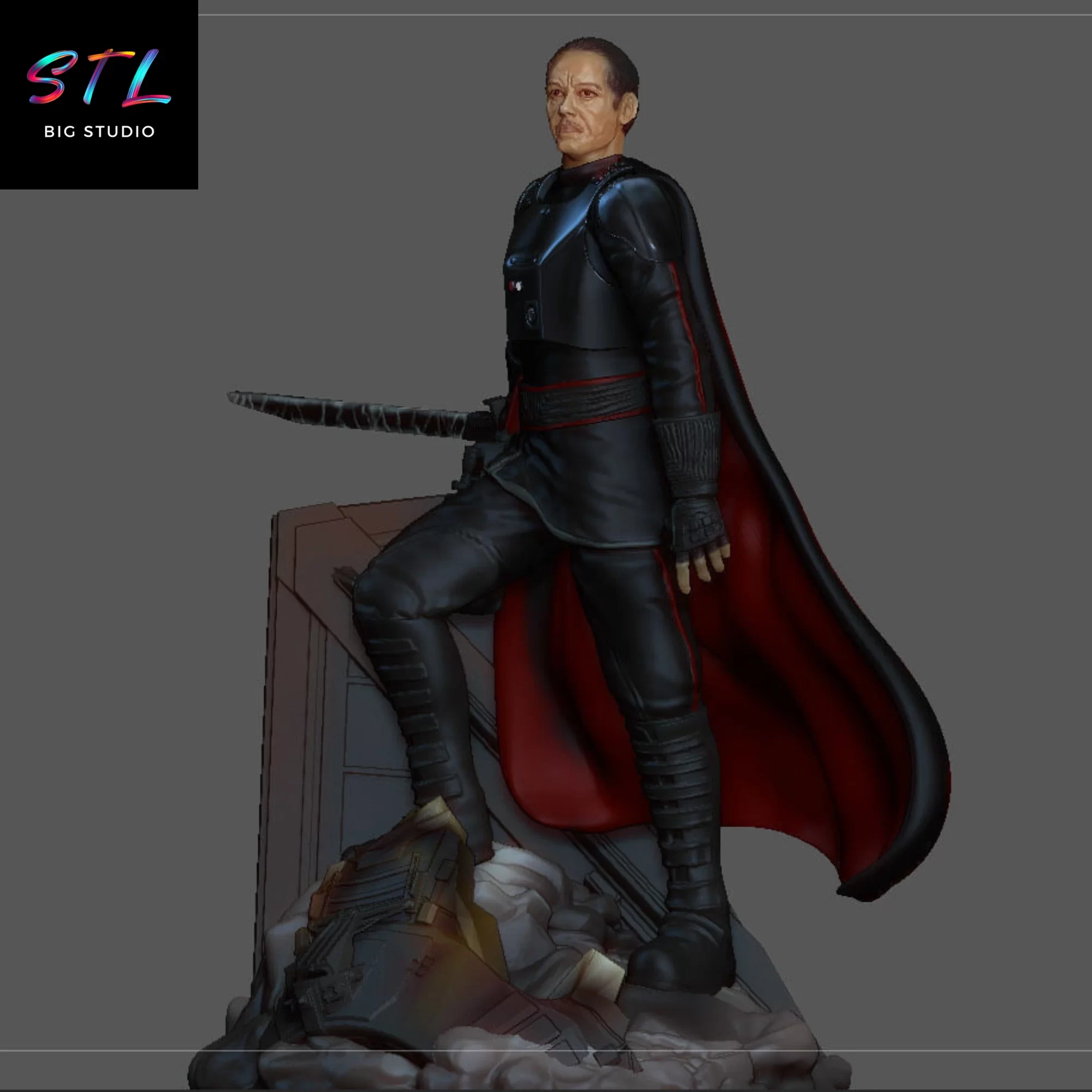 diorama moff gideon stl impresion 3d star wars diorama moff gideon stl impresion 3d star wars